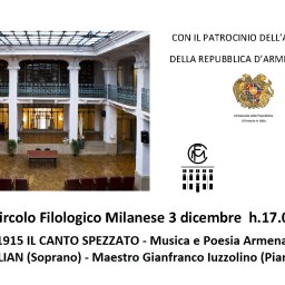 1915 IL CANTO SPEZZATO – Musica e Poesia Armena