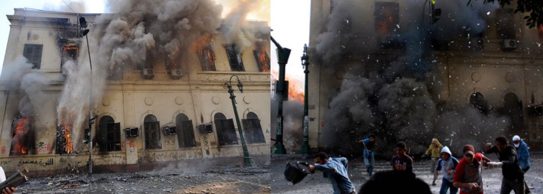 biblioteca-cairo-bruciata