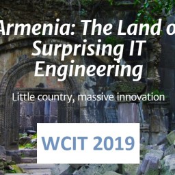 UFFICIALE: il sito del World Congress on Information Technology 2019 in Armenia finalmente online